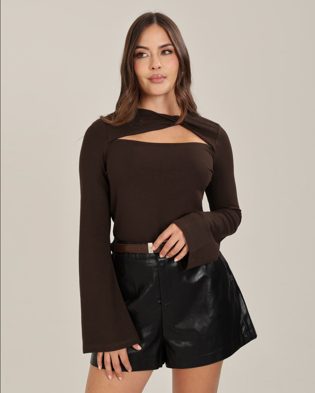 Blusa Mystère Chocolat