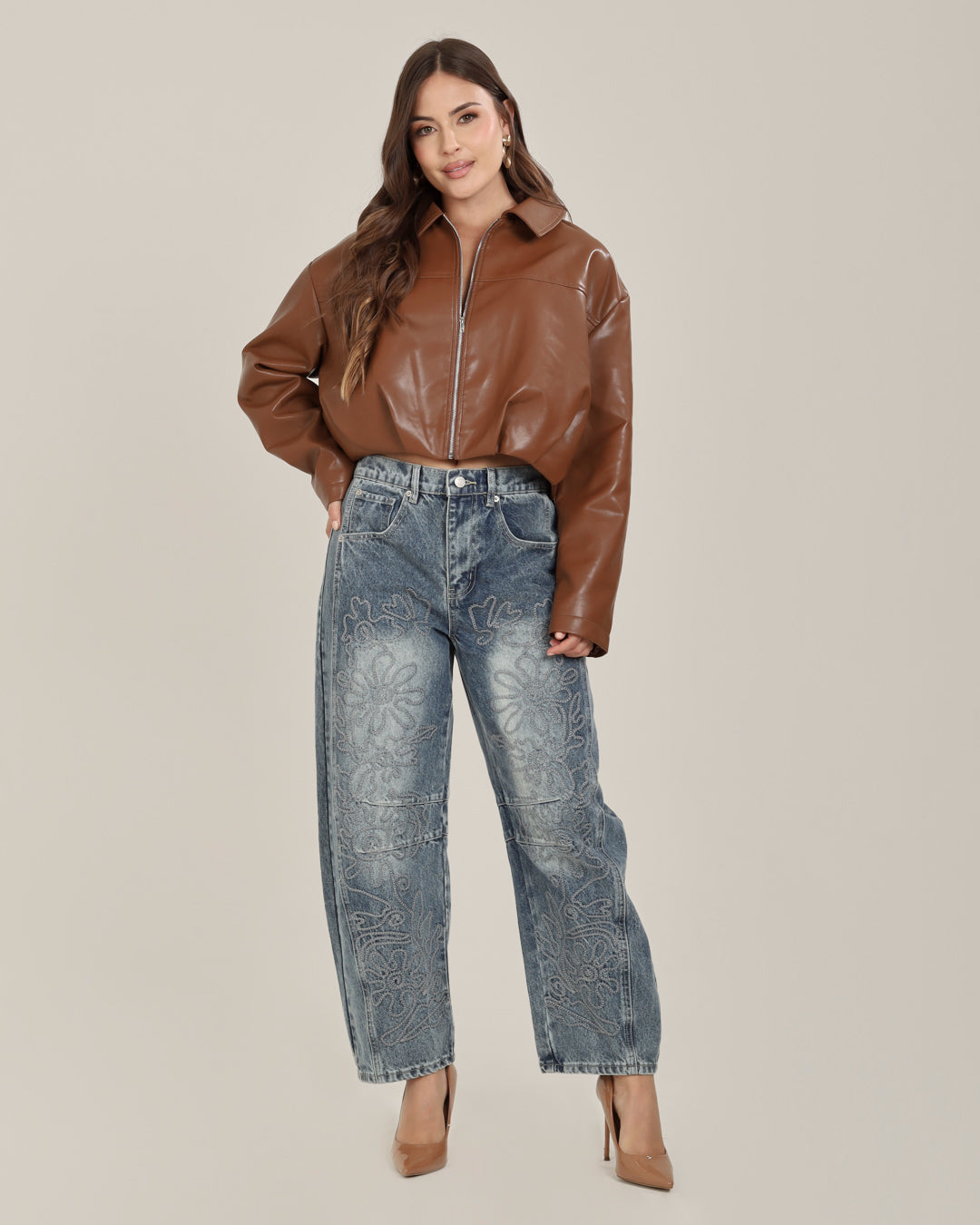 Jean Broderie Fleurie