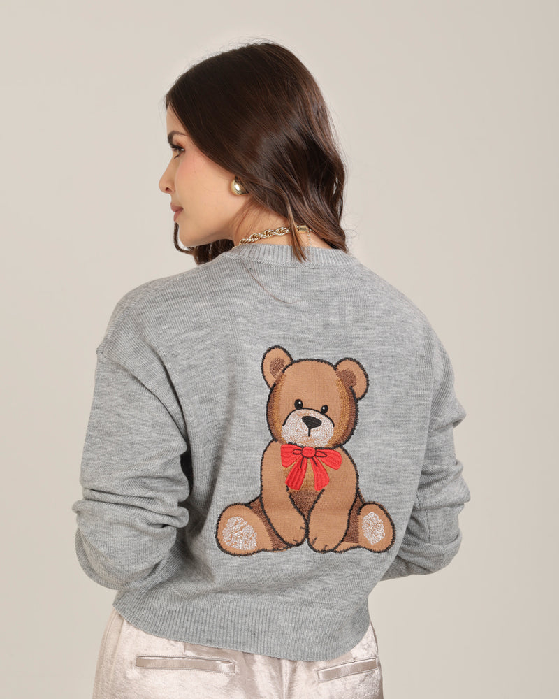 Cardigan Amour Gris