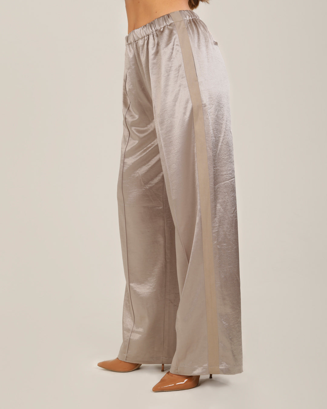 Pantalón Satin Étoile Nude