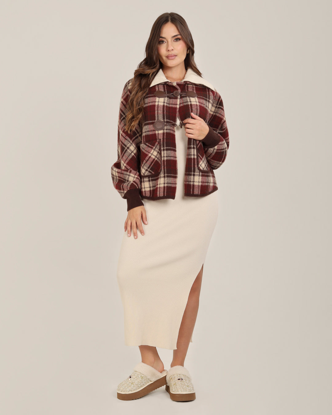 Chaqueta Plaid Hiver