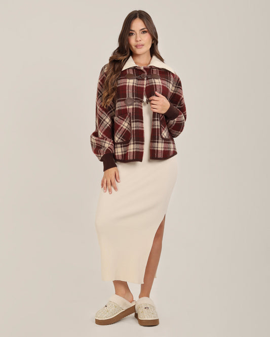 Chaqueta Plaid Hiver