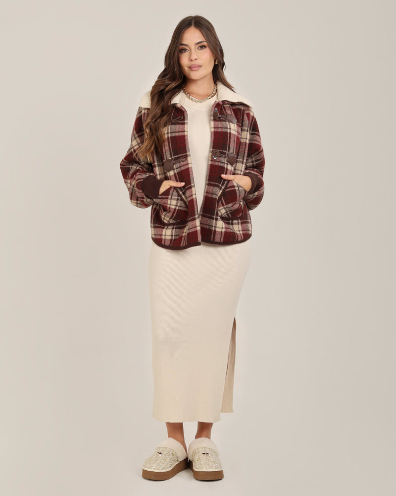 Chaqueta Plaid Hiver