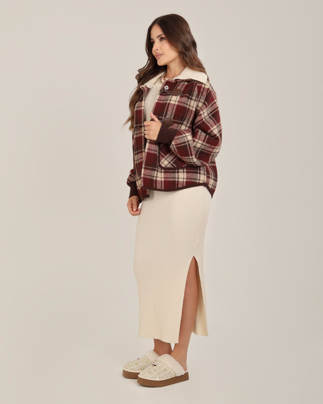 Chaqueta Plaid Hiver
