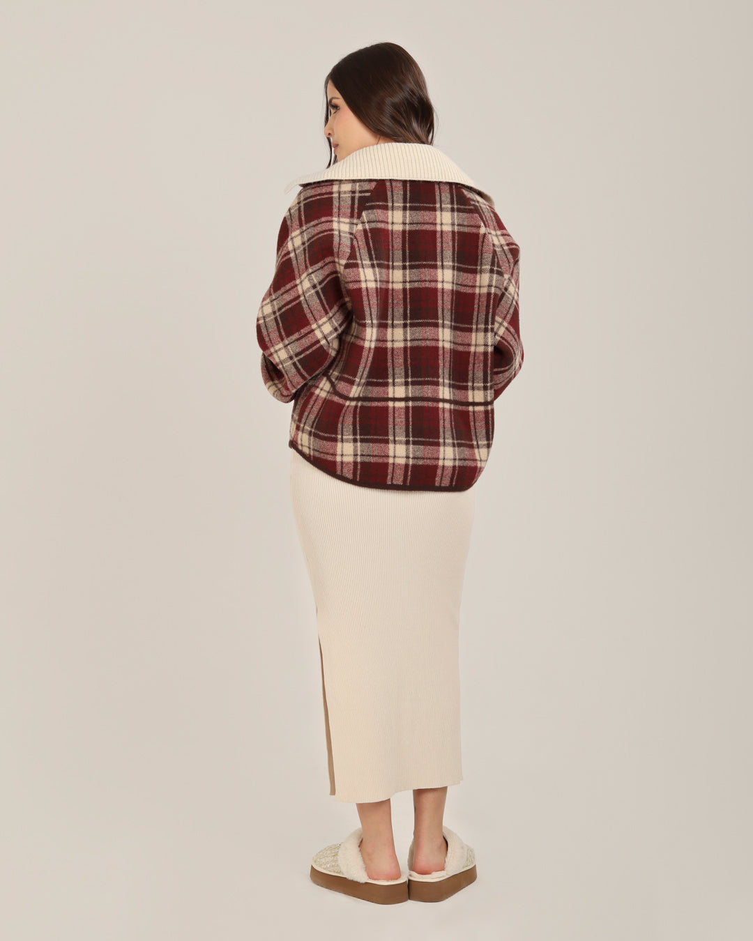 Chaqueta Plaid Hiver