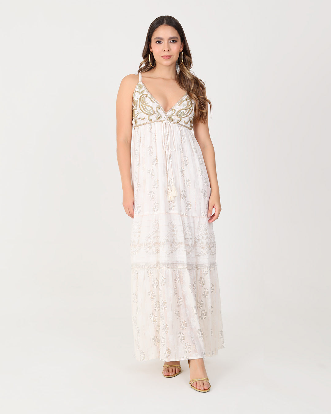 Vestido Textil Shine