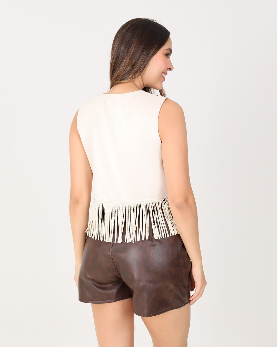 Chaleco Fringe Siena